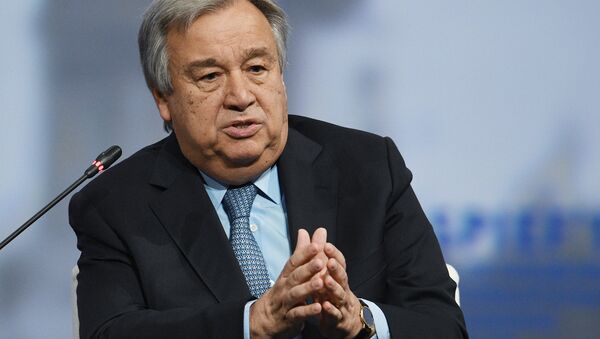  El secretario general de la ONU, Antonio Guterres - Sputnik Mundo