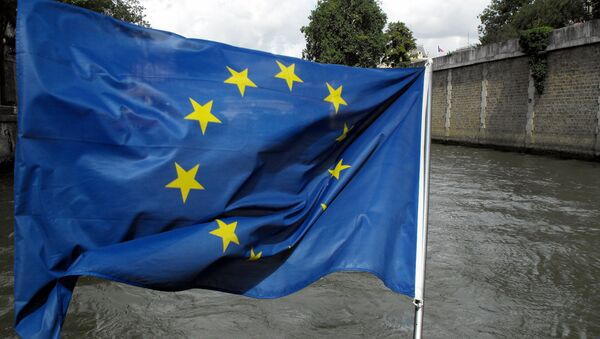 Bandera de la Unión Europea  - Sputnik Mundo