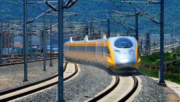 Un tren chino (imagen referencial) - Sputnik Mundo