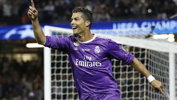 Cristiano Ronaldo del Real Madrid en la final de la Champions League - Sputnik Mundo