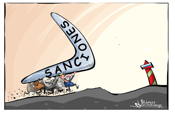 Con las sanciones a Rusia, a Occidente le ha salido el tiro por la culata Con las sanciones a Rusia, a Occidente le ha salido el tiro por la culata - Sputnik Mundo