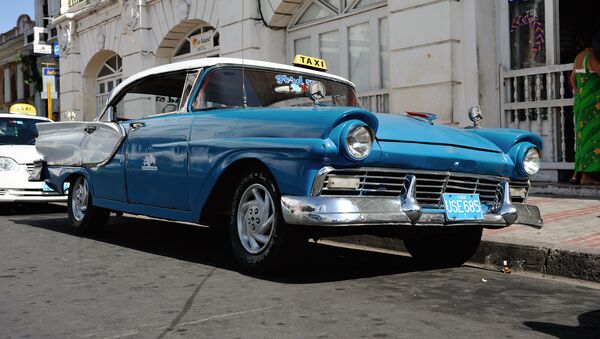 Taxi en Cuba (Archivo) - Sputnik Mundo