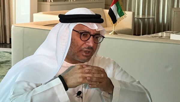 Anwar Gargash, ministro de Exteriores de Emiratos Árabes Unidos - Sputnik Mundo