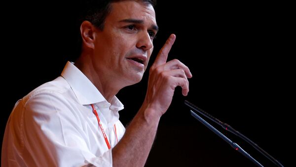 El secretario general del Partido Socialista Obrero Español (PSOE), Pedro Sánchez - Sputnik Mundo