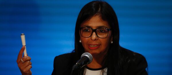 Delcy Rodríguez, ministra de Exteriores de Venezuela Delcy Rodríguez, ministra de Exteriores de Venezuela - Sputnik Mundo