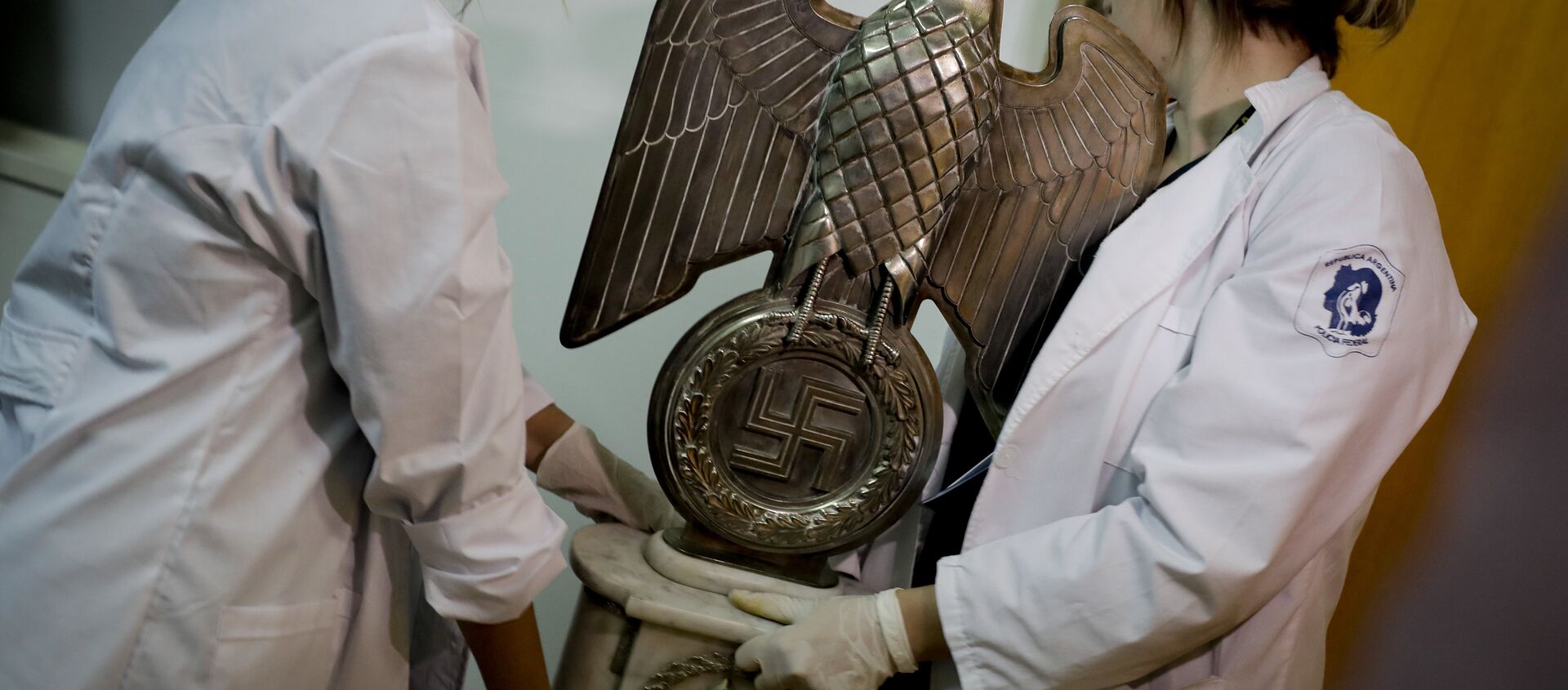 Artefactos con simbología nazi encontrados en Argentina en junio de 2017 - Sputnik Mundo, 1920, 28.11.2020