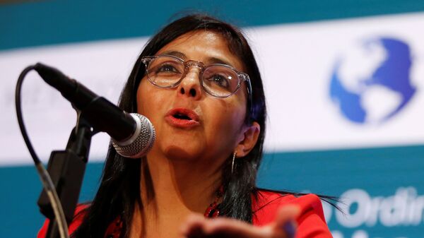 Delcy Rodríguez, ministra de Exteriores de Venezuela - Sputnik Mundo
