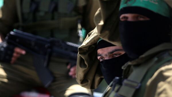 Militantes del movimiento Hamás - Sputnik Mundo