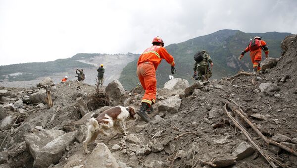 Los rescatadores buscan supervivientes tras el deslave en China - Sputnik Mundo