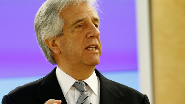 Tabaré Vázquez, presidente de Uruguay - Sputnik Mundo
