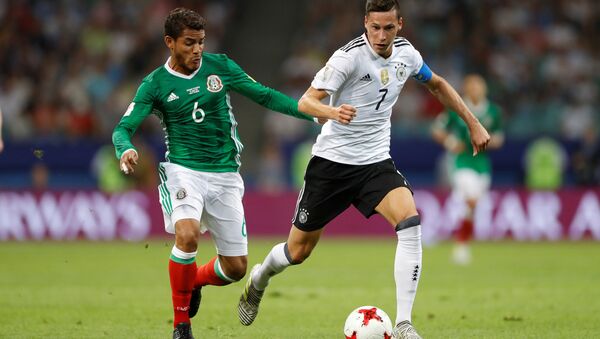 El partido entre Alemania y México - Sputnik Mundo