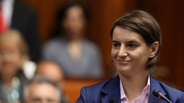 Ana Brnabic, primera ministra de Serbia - Sputnik Mundo