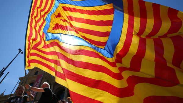 Estelada, bandera independentista catalana (archivo) - Sputnik Mundo