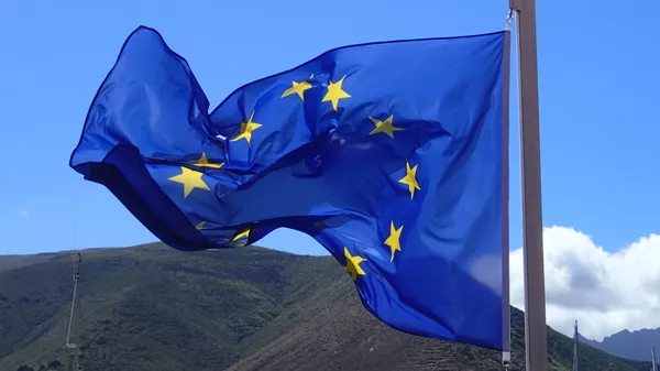 Bandera de la Unión Europea Bandera de la Unión Europea - Sputnik Mundo