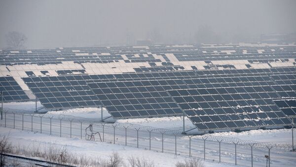 Открытие новой солнечной электростанции в Хакасии - Sputnik Mundo