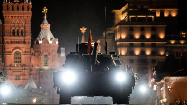 El tanque T-14 Armata en el ensayo del 72 aniversario de la victoria sobre el nazismo - Sputnik Mundo