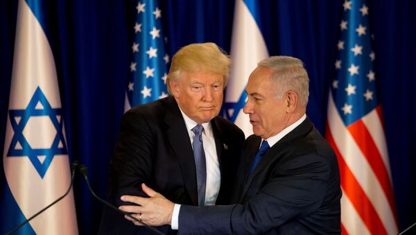 Donald Trump, presidente de EEUU, y Benjamin Netanyahu, primer ministro de Israel - Sputnik Mundo