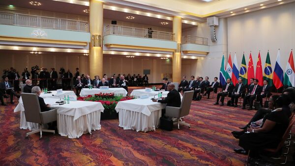 La cumbre de los BRICS en Hamburgo - Sputnik Mundo