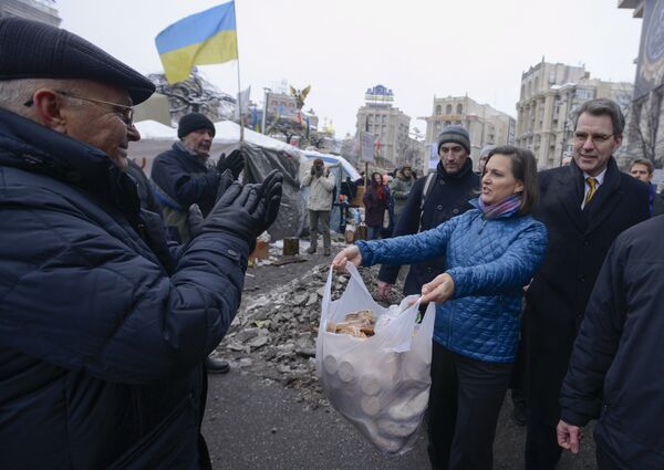 Victoria Nuland, exsecretaria adjunta del Departamento de Estado para Europa y Eurasia Victoria Nuland, exsecretaria adjunta del Departamento de Estado para Europa y Eurasia - Sputnik Mundo
