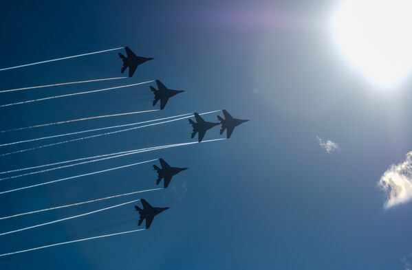 Se cumplen 105 años de las Fuerzas Aeroespaciales de Rusia en San Petersburgo - Sputnik Mundo