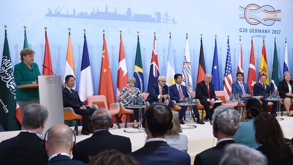 Cumbre del G20 en Hamburgo, Alemania - Sputnik Mundo