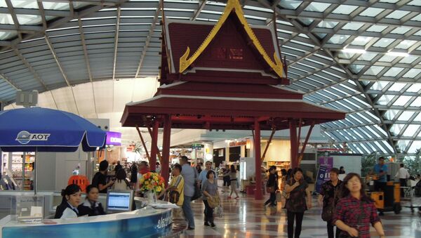 El aeropuerto internacional de Suvarnabhumi en Bangkok - Sputnik Mundo