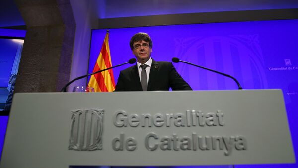 Carles Puigdemont, expresidente del Gobierno catalán - Sputnik Mundo