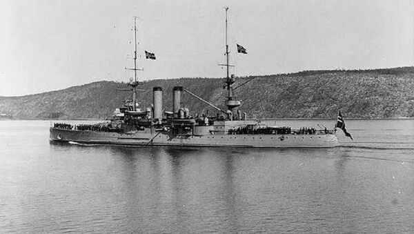 El buque de guerra noruego Norge - Sputnik Mundo