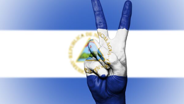 La bandera de Nicaragua (imagen referencial) - Sputnik Mundo
