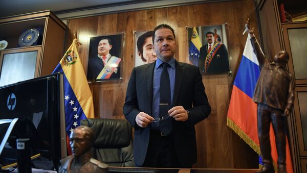 Carlos Rafael Faría Tortosa, jefe de la misión diplomática de Venezuela en la Federación de Rusia - Sputnik Mundo