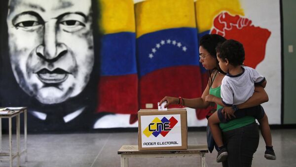 La votación en Venezuela (archivo) - Sputnik Mundo