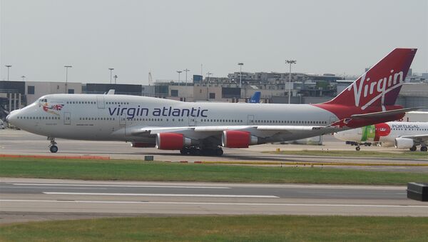 El Boeing 747-400 de Virgin Atlantic, la 'carrera' anterior de Cosmic Girl - Sputnik Mundo