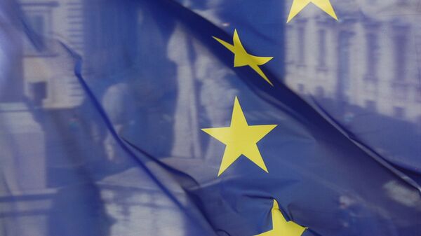 Bandera de la Unión Europea (imagen referencial) - Sputnik Mundo