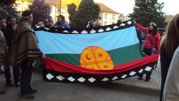 Bandera mapuche (archivo) - Sputnik Mundo
