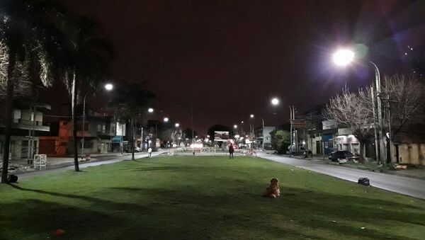 Luminarias de Incotex Electronic Group en la avenida Remedios de Escalada de San Martín en el partido de Lanús, provincia de Buenos Aires - Sputnik Mundo