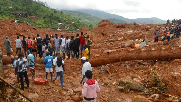 Consecuencias de un deslave en Sierra Leona - Sputnik Mundo