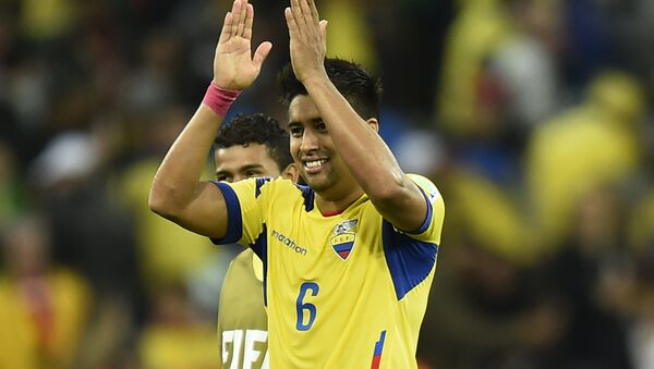 Cristhian Noboa, futbolista mediocampista ecuatoriano jugador del F.C. Zenit - Sputnik Mundo