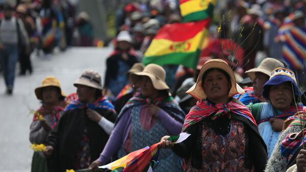 Mujeres indígenas en Bolivia - Sputnik Mundo