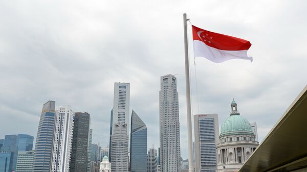 Bandera de Singapur - Sputnik Mundo