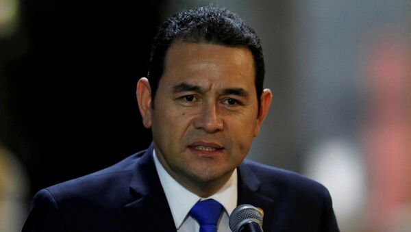 FILE PHOTO: Guatemala's President Jimmy Morales - Sputnik Mundo