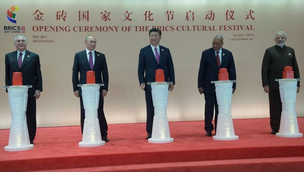 Presidentes de los países del grupo BRICS - Sputnik Mundo