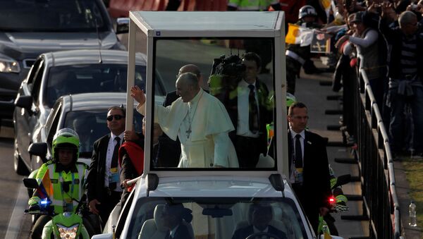 El Papa Francisco en Bogotá, Colombia - Sputnik Mundo