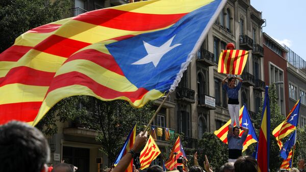Bandera independentista catalana (archivo) - Sputnik Mundo