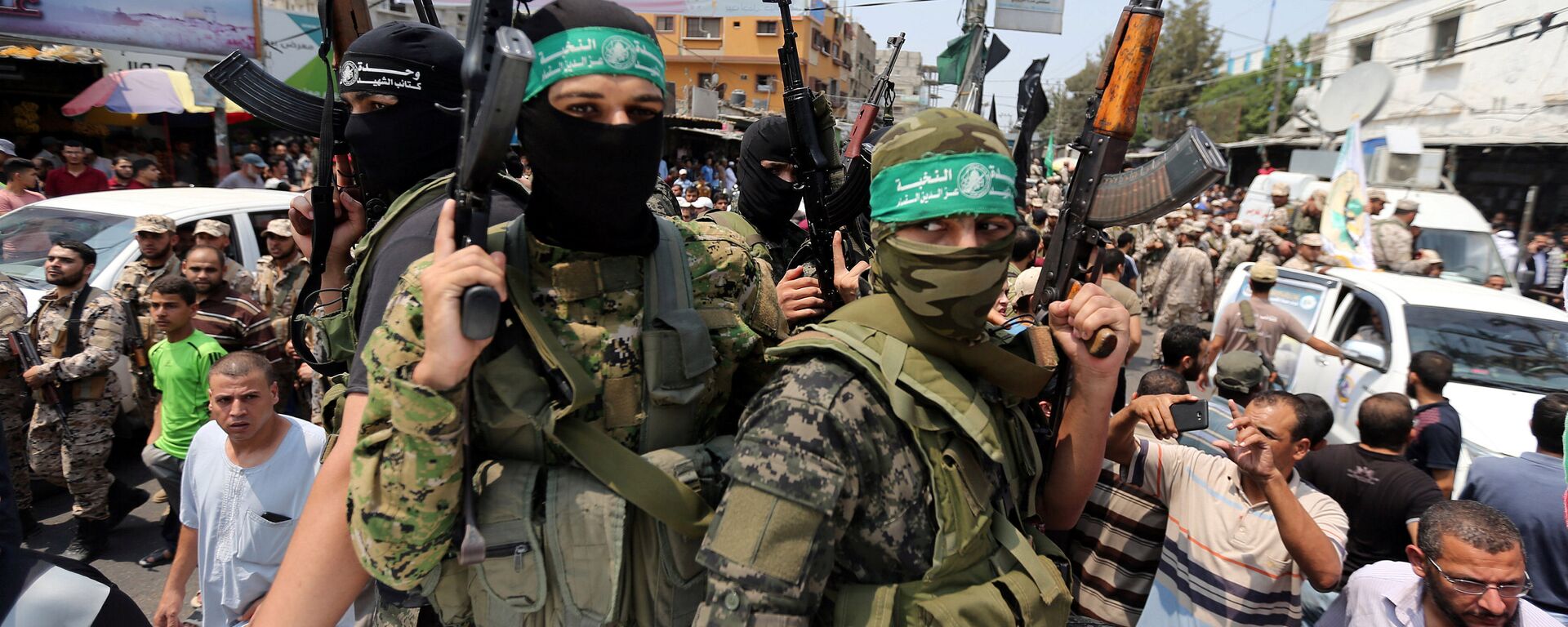 Militantes del movimiento Hamás (archivo) - Sputnik Mundo, 1920, 27.12.2021