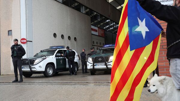 La Guardia Civil en Cataluña - Sputnik Mundo