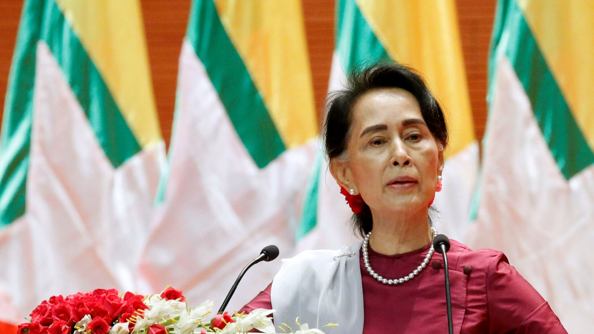 Aung San Suu Kyi, Consejera de Estado birmana - Sputnik Mundo, 1920, 06.12.2021
