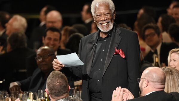El actor estadounidense Morgan Freeman - Sputnik Mundo