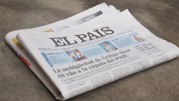 Un periódico de El País - Sputnik Mundo