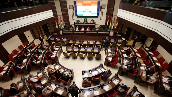 El Parlamento del Kurdistán iraquí en Erbil (archivo) - Sputnik Mundo