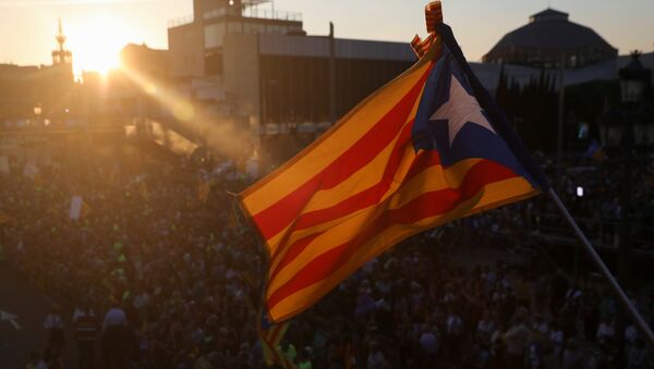 Bandera independentista catalana - Sputnik Mundo